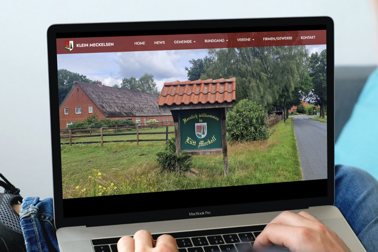Eine neue Website für Klein Meckelsen